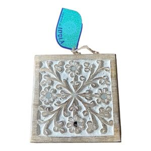 NWT India Carved Wooden Box